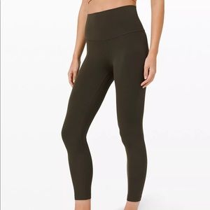 lululemon Align™ High-Rise Pant 25" Dark Olive 10